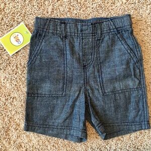 5/$25 Circo boys blue Chambray shorts NWT, size 3T